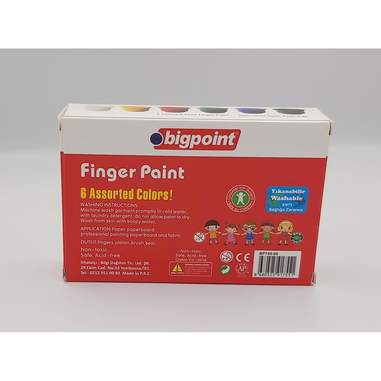 Bigpoint Parmak Boyası 6 Renk