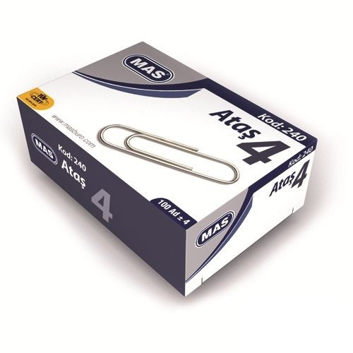 MAS 240 NİKEL KAPLI ATAŞ NO:4 (100'LÜ)